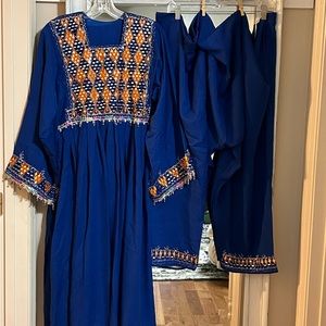 Traditional Ethnic Afghani Afghanistan Dress